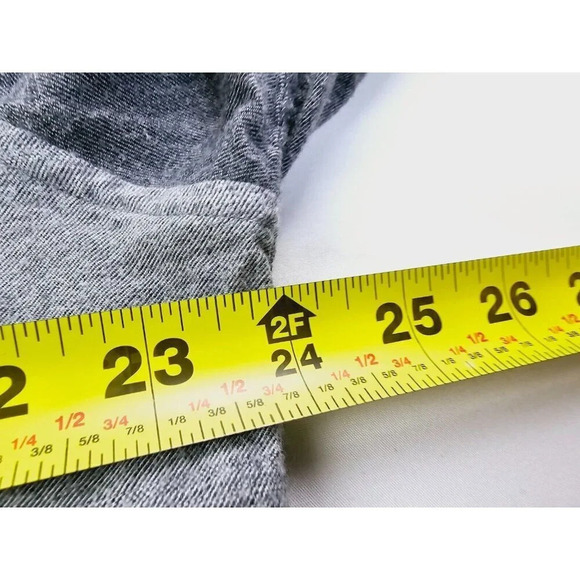 Travis Mathew Size XL Mens Gray Stripe Flannel Long Sleeve Pocket Hem Logo Shirt - Picture 2 of 12